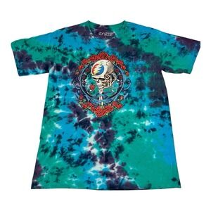 Liquid Blue TM &‎ 2018 GDP Sculpt/rose Prints Tie Dye Short Sleeve T-Shirt Sz L